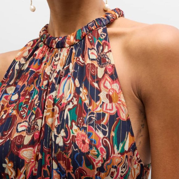 NWOT A.L.C. Elaine Silk Midi Dress - Picture 2 of 6